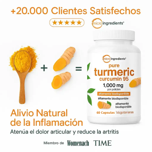 Cúrcuma Antiinflamatoria – Protege tus articulaciones de forma natural